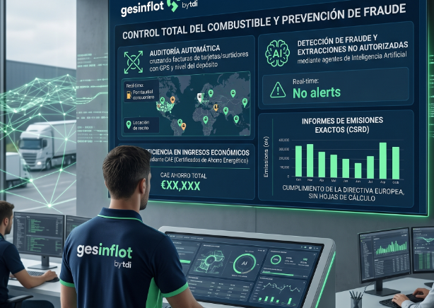 Control total del combustible y prevención de fraude Control total del combustible y prevención de fraude